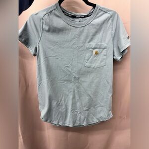 Carhartt Light Blue Tee with Pocket
